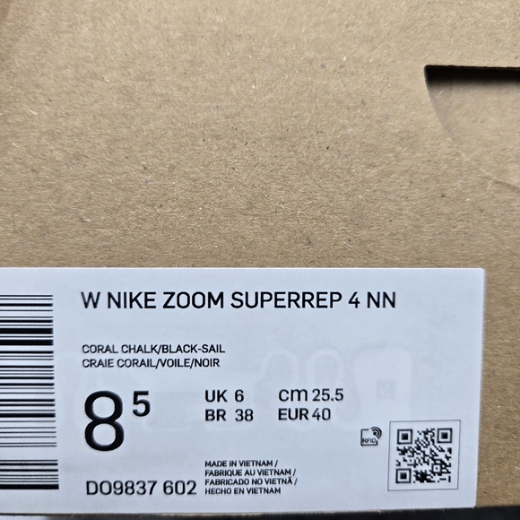 New Nike Air Zoom SuperRep 4 Next Nature Women’s Workout Shoes Size 8.5 - Picture 8 of 8